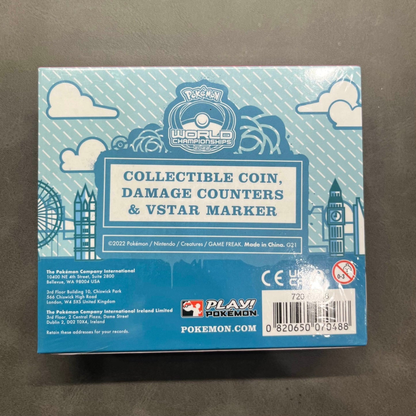 Pokemon World Championship London 2022 VSTAR Marker & Damage Counter Dice Set