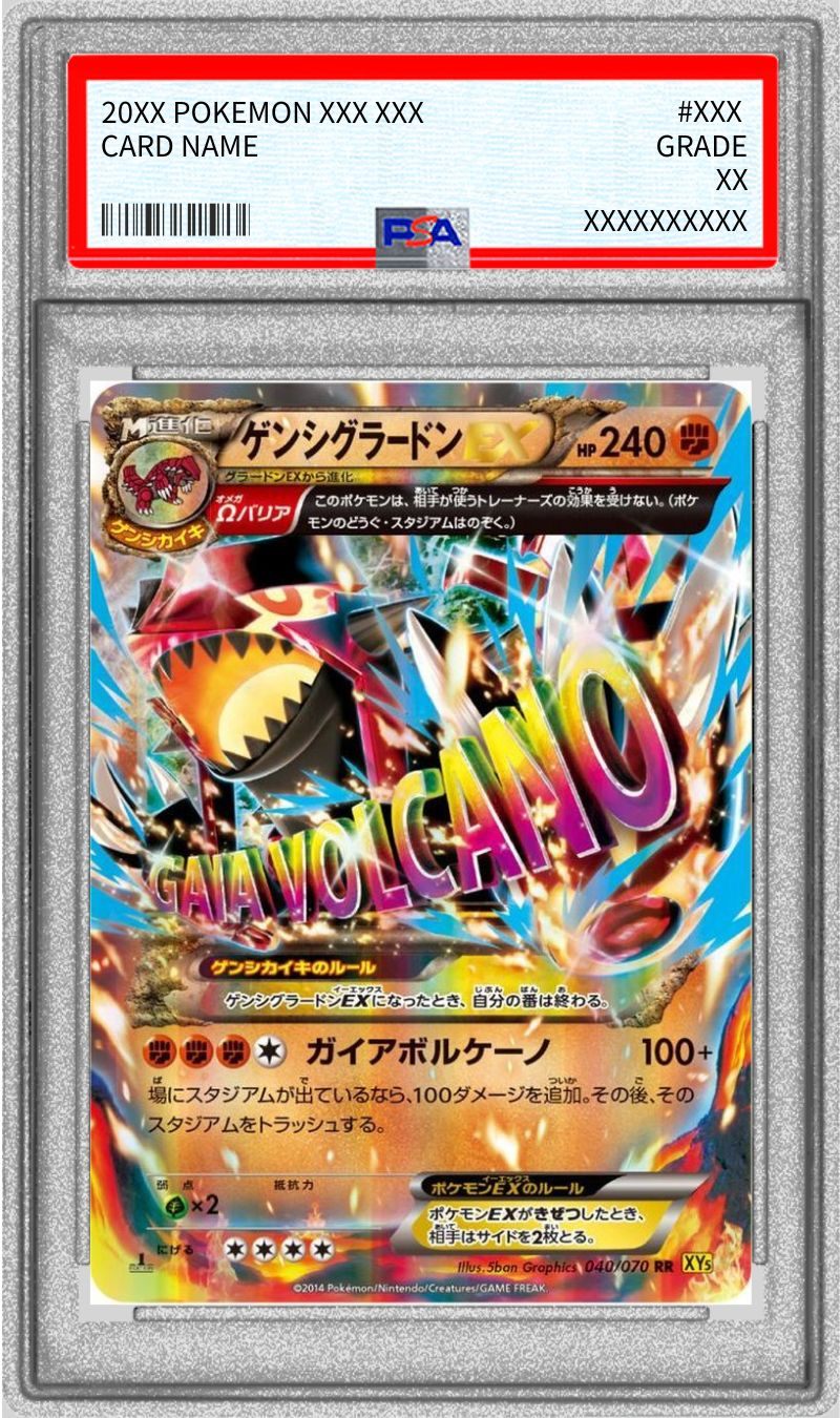 【PSA10】 Primal Groudon EX (XY5-040/070) 1ED