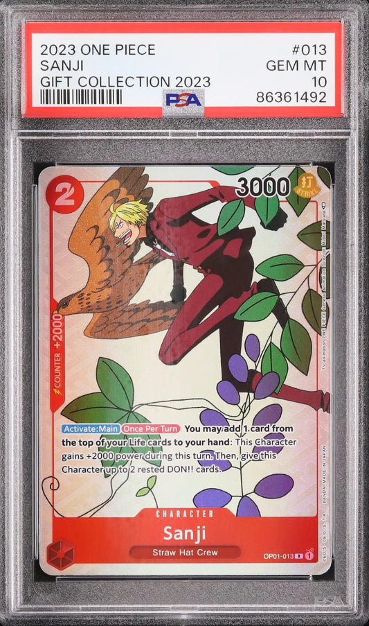 【PSA10】 SANJI (OP01-013) ONE PIECE GIFT COLLECTION