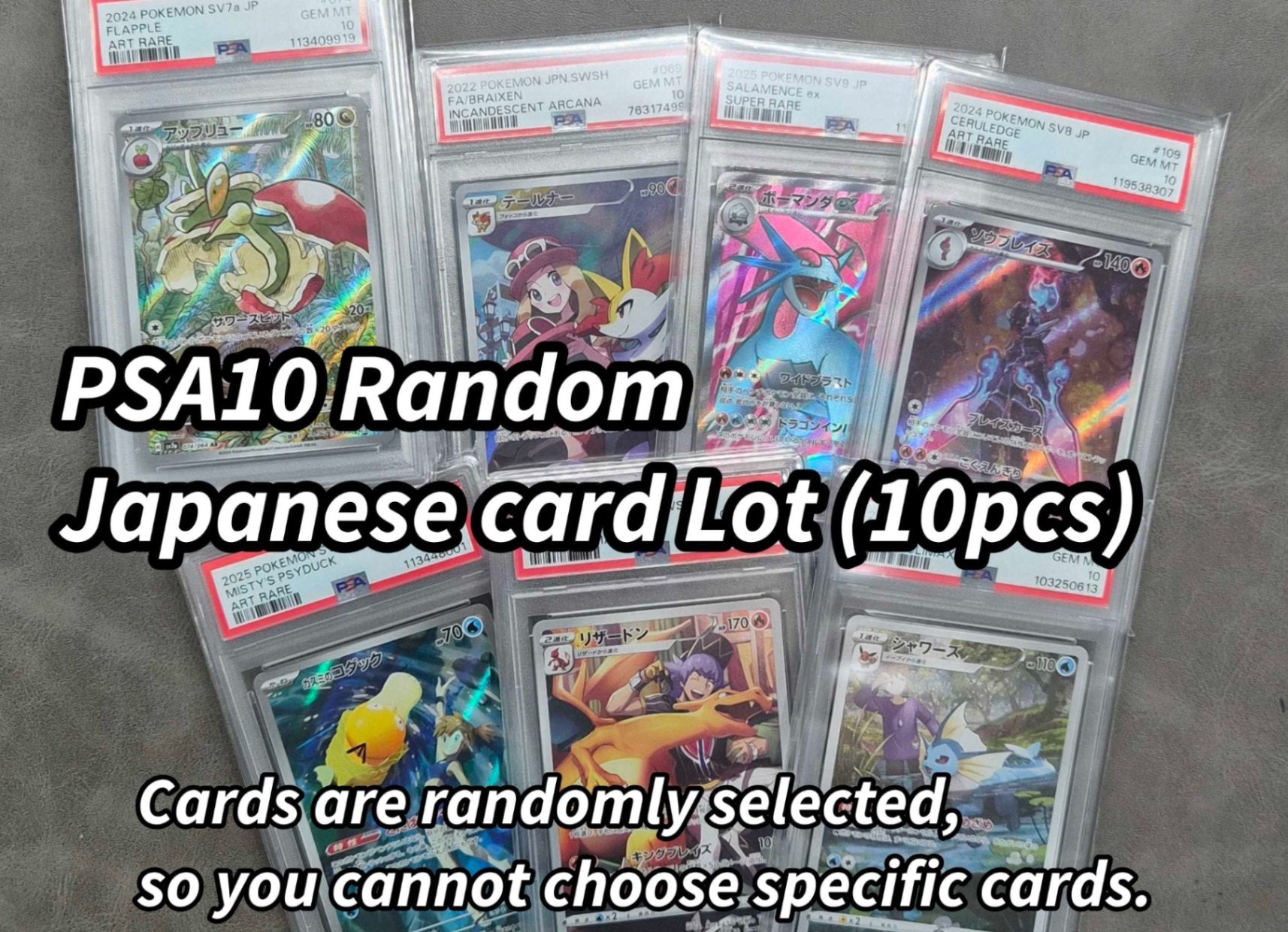 【PSA10】 Random Japanese card Lot (10pcs)
