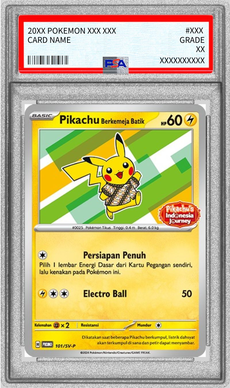 【PSA10】 バティックシャツを着たピカチュウ (ピカチュウ柄) P (SV-P 101)