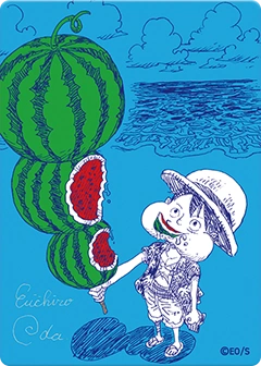 One Piece NatsuComi 2026 Metakira Card Eiichiro Oda Summer Comics Fair Promo