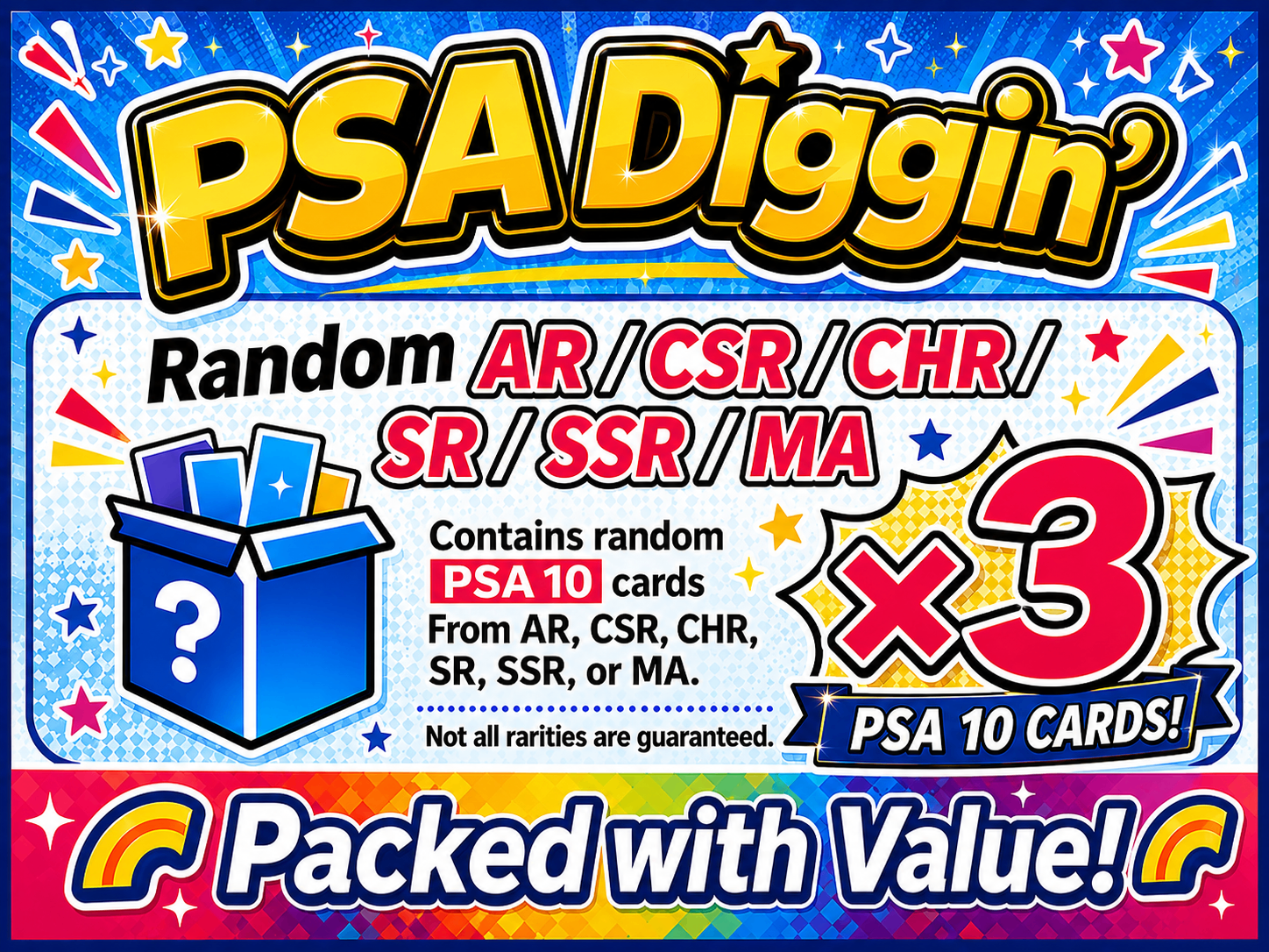 【PSA Diggin'】 ¥16,650 🌈Packed with Value!🌈